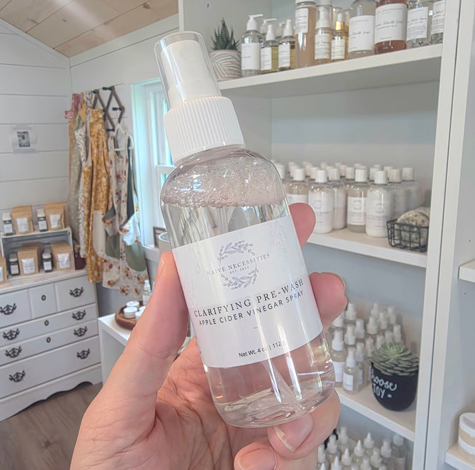 Clarifying Pre-Wash Apple Cider Vinegar Spray
